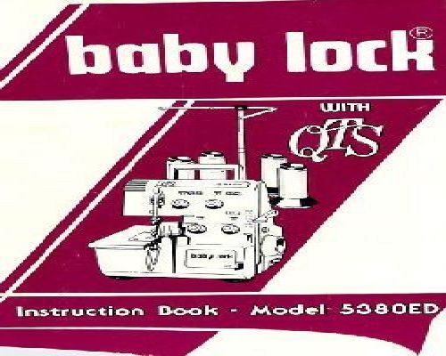 Babylock bl4 736d manual
