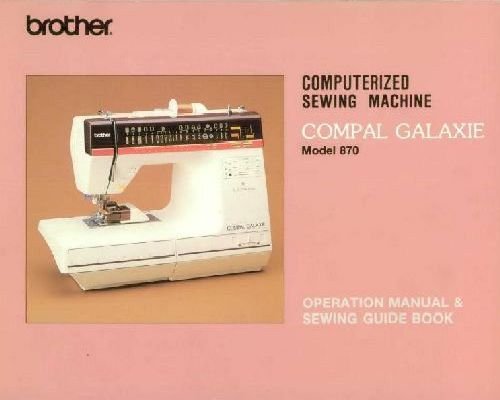 sewing machine manual