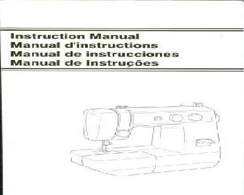 sewing machine manual