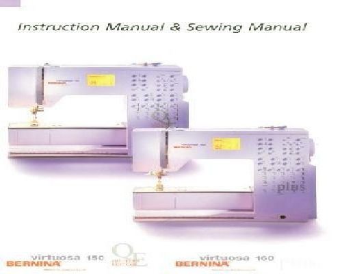 sewing machine manual