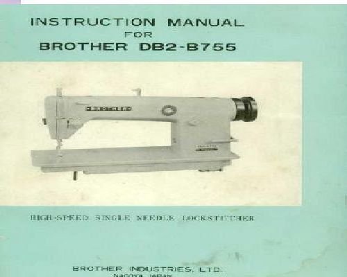 sewing machine manual