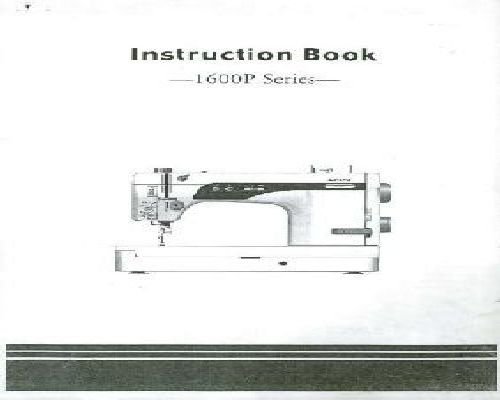 sewing machine manual