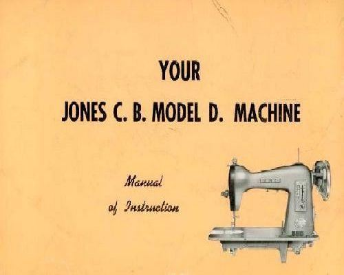 sewing machine manual