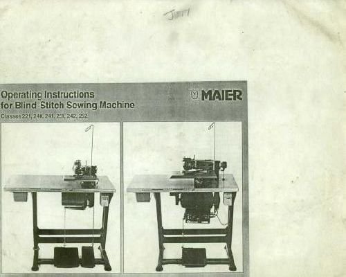 sewing machine manual