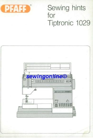 sewing machine manual
