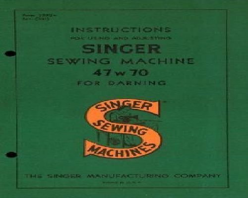 sewing machine manual
