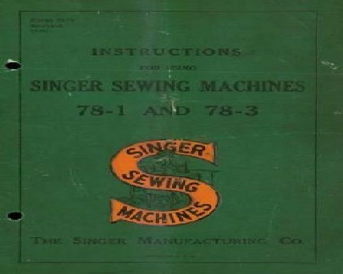 sewing machine manual