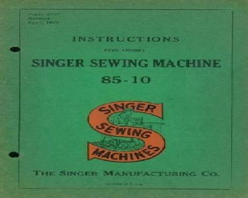 sewing machine manual