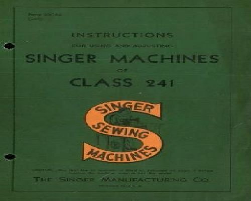 sewing machine manual