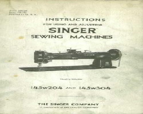 sewing manual