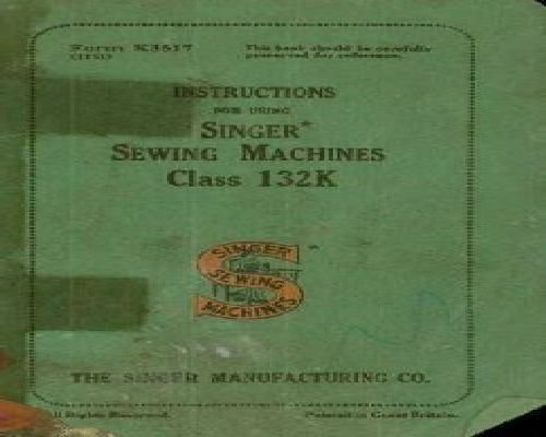 sewing machine manual
