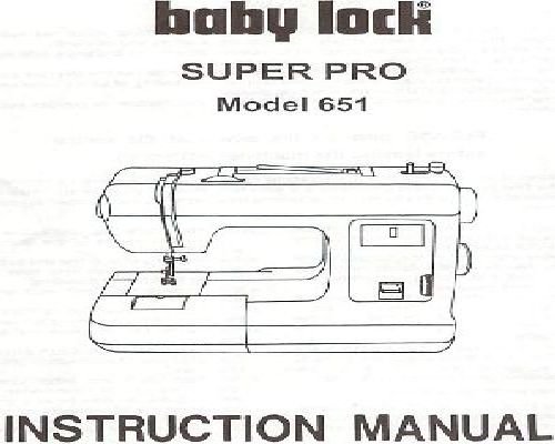 sewing machine manual