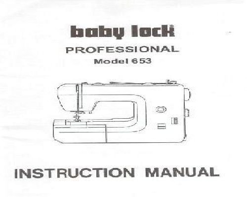sewing machine manual