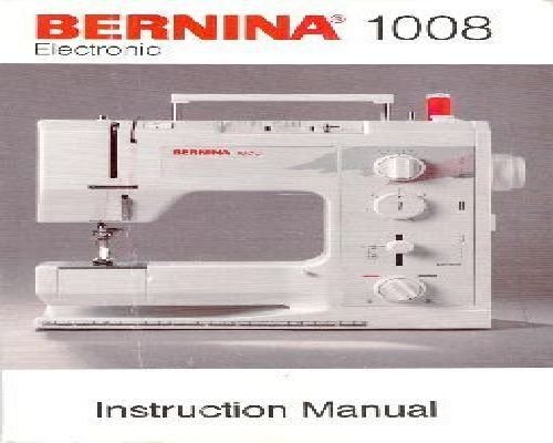 sewing machine manual