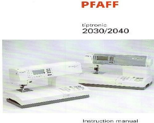 sewing machine manual