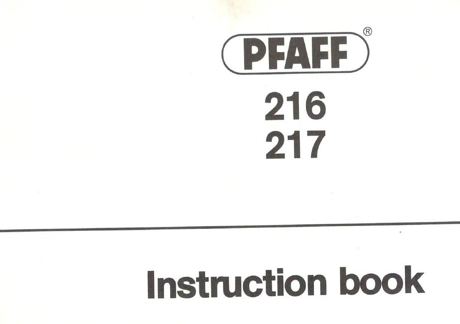 sewing machine manual