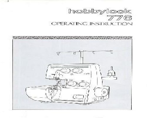 sewing machine manual