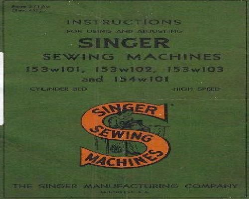 sewing machine manual