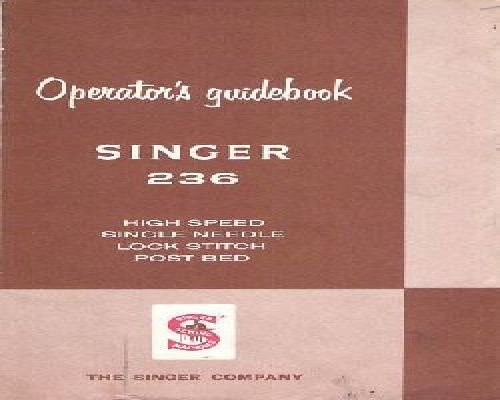 sewing machine manual