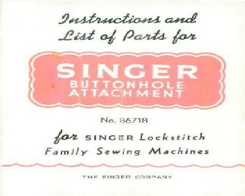 sewing machine manual