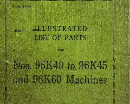 sewing machine manual