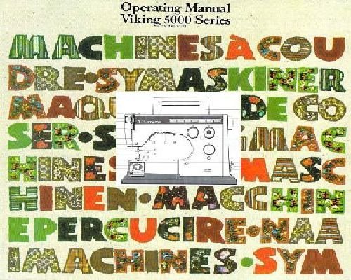 sewing machine manual