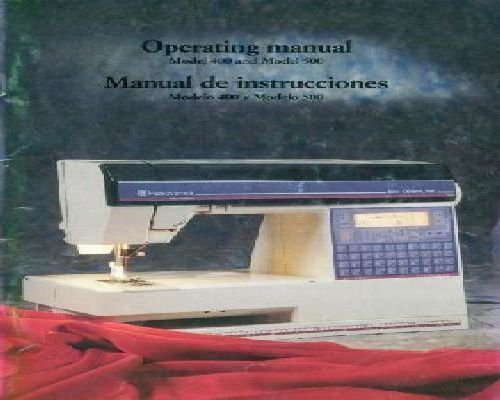 sewing machine manual